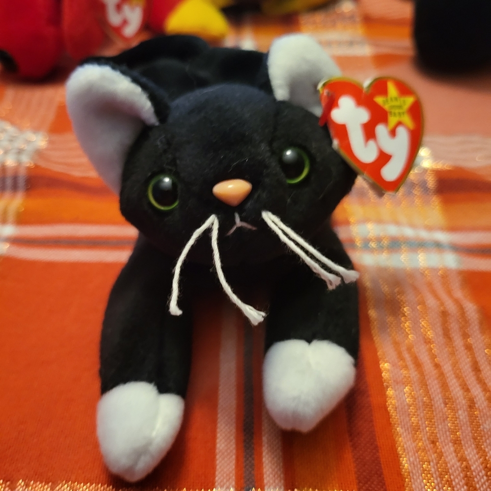 Beanie Baby " Zip" the cat